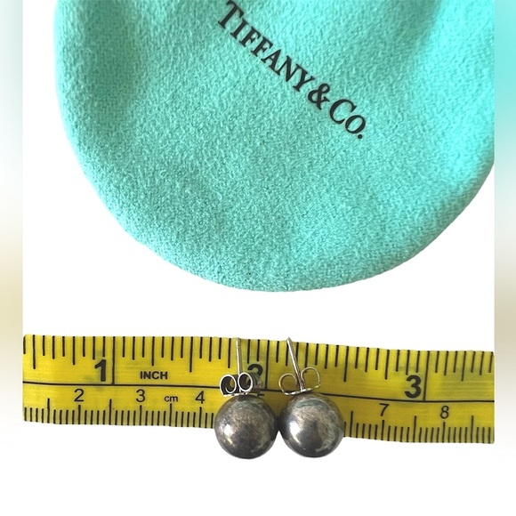 Tiffany & Co • Sterling Silver Classic HardWear Round Stud Earrings Patina 5gram - Picture 12 of 12